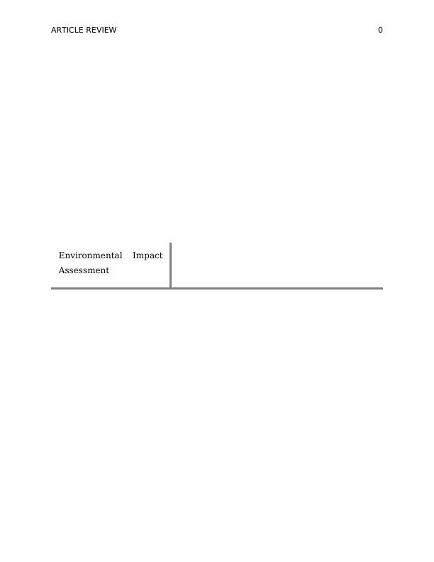 Environmental Impact | Assessment_1