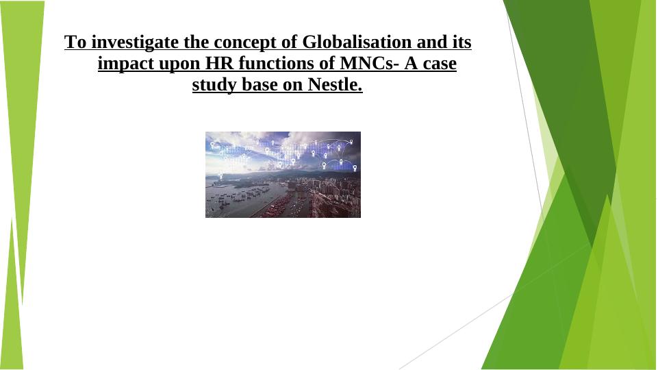 case study of globalisation