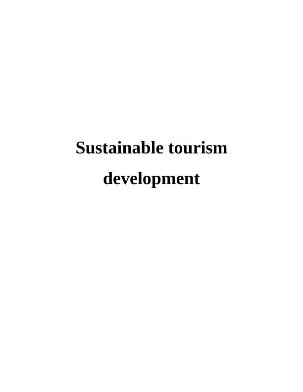 Table of Contents Introduction to Qatar Tourism Development_1