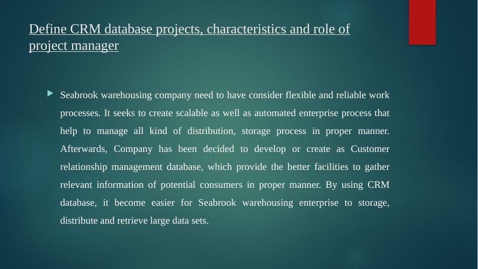 Project Management for Seabrook Warehousing Ltd_4