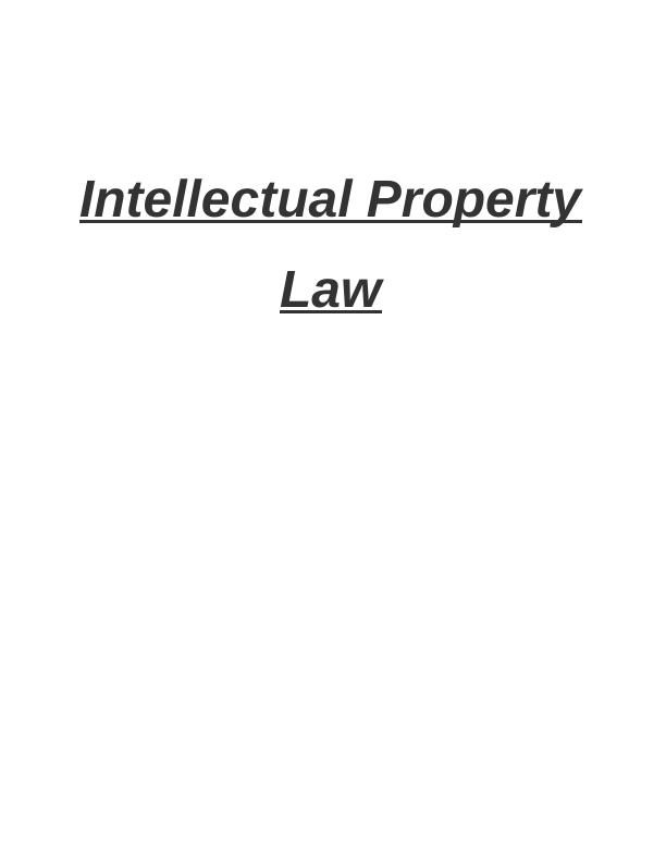 Introduction to Intellectual Property Law_1