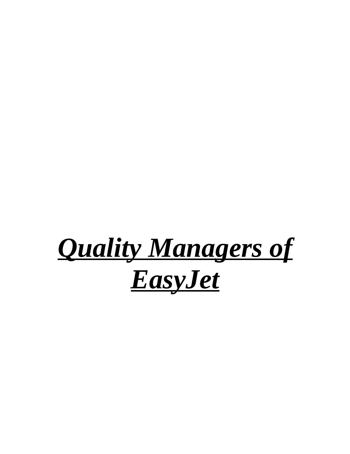 Quality Managers of EasyJet_1