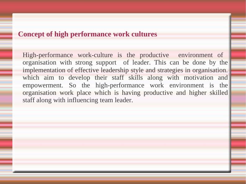 Individual PowerPoint Presentation Paper with Notes on High Performance ...