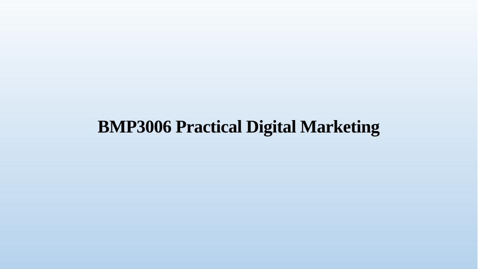 Use of Digital Marketing in a Specific Communications Strategy_1