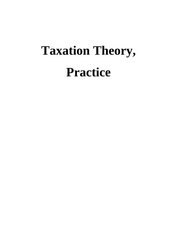 Taxation in Theory and Practice_1