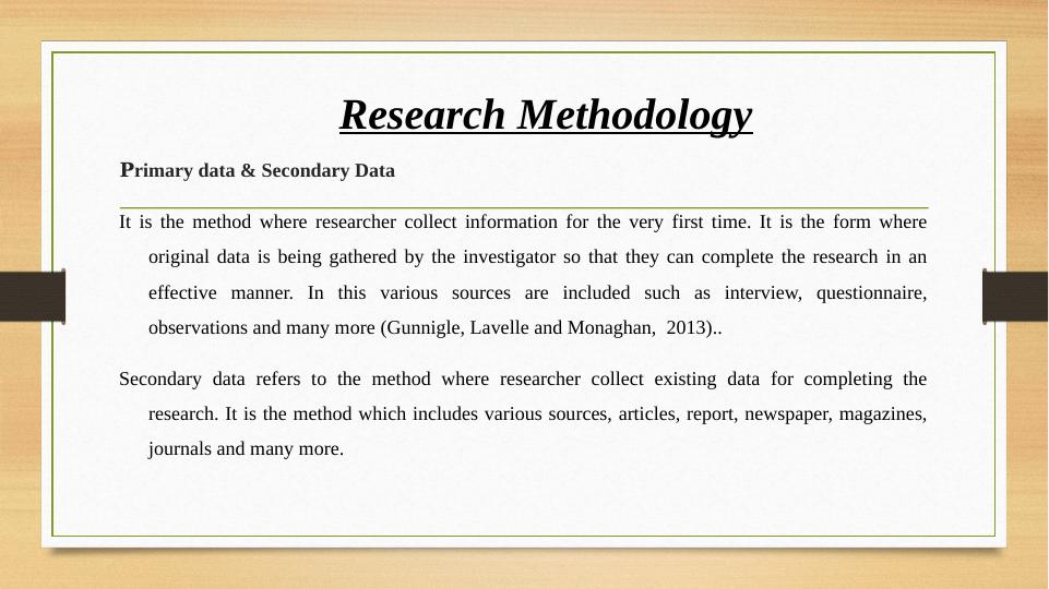 Research Methodology: Primary and Secondary Data_2