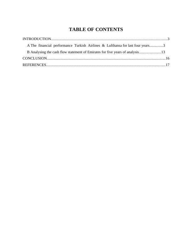 Financial Analysis Management & Enterprise - FAME Table of Contents_2