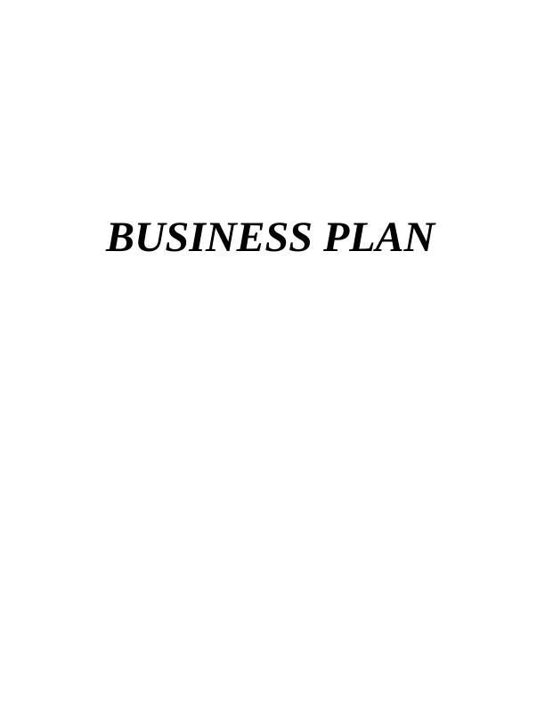 Assignment - Business Plan_1