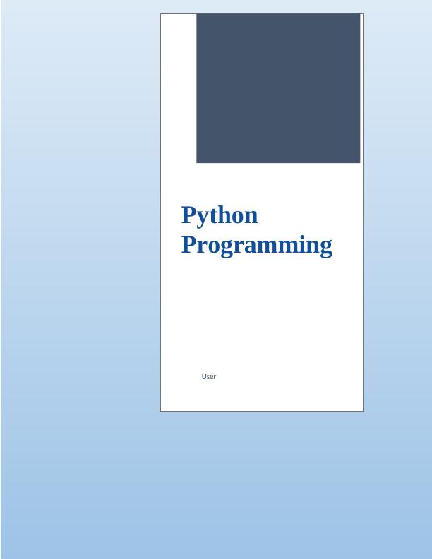 Python Programming | Trajectory Simulation Report_1