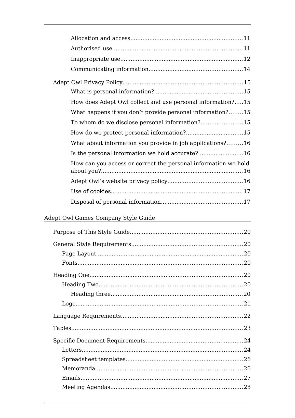 Adept Owl Electronic Communication Policy PDF