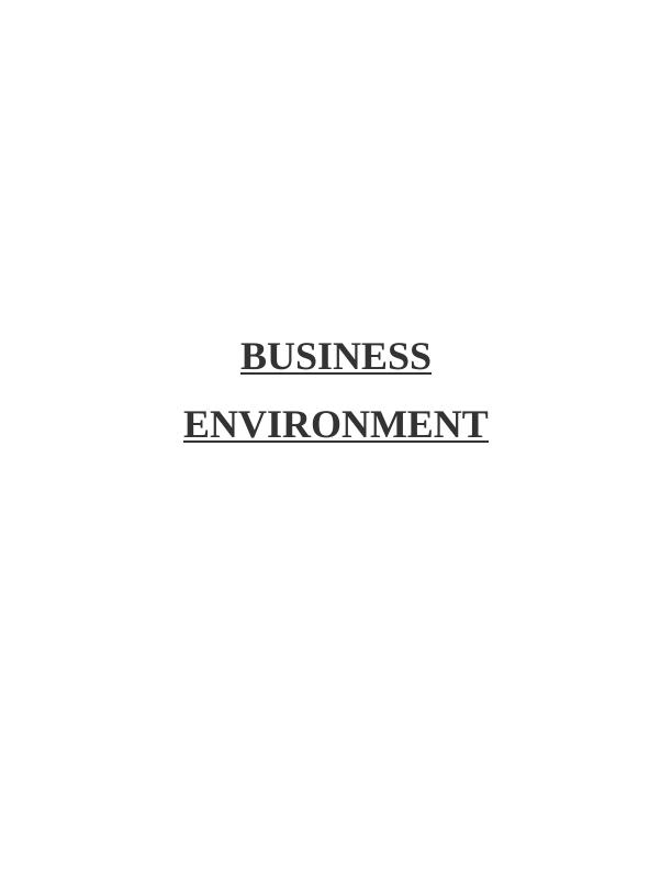 Business Environment: Macro and Micro Environmental Factors_1