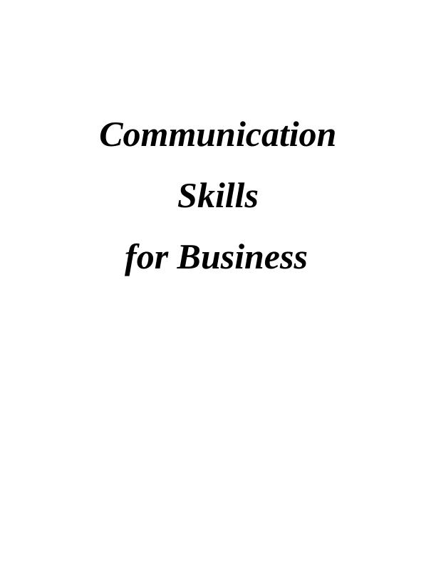 Communication Skills for Business (doc)_1