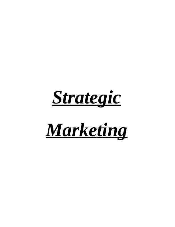 Strategic Marketing of NISSAN_1