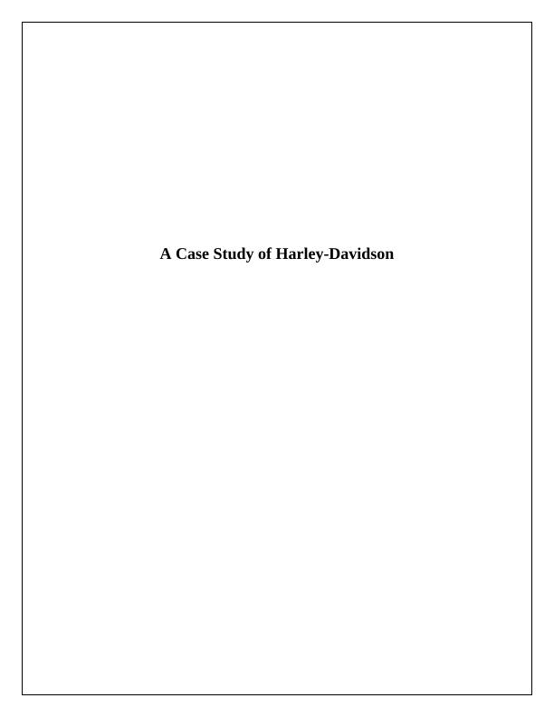 A Case Study of Harley-Davidson._1