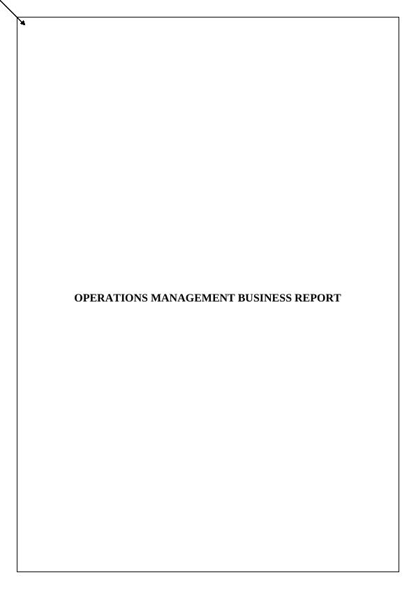 Operation Management - Rac Motoring Services | Business Project_1