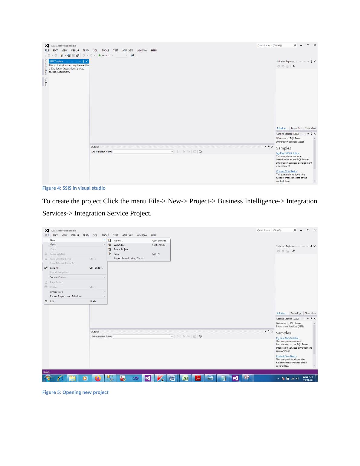 Data Warehouse Using SQL Management System and the SSIS System