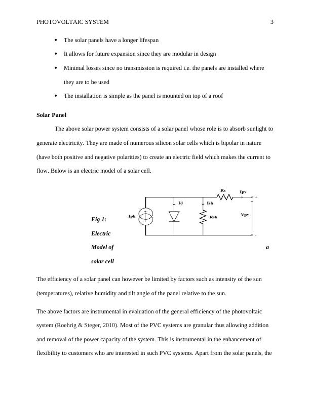Photovoltaic Solar Power System Assignment 2022_3