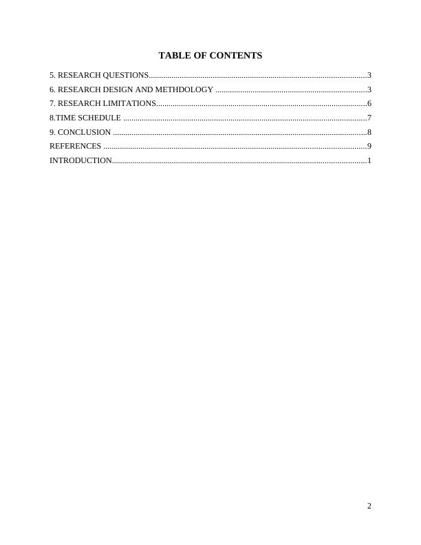 Draft Findings Chapter