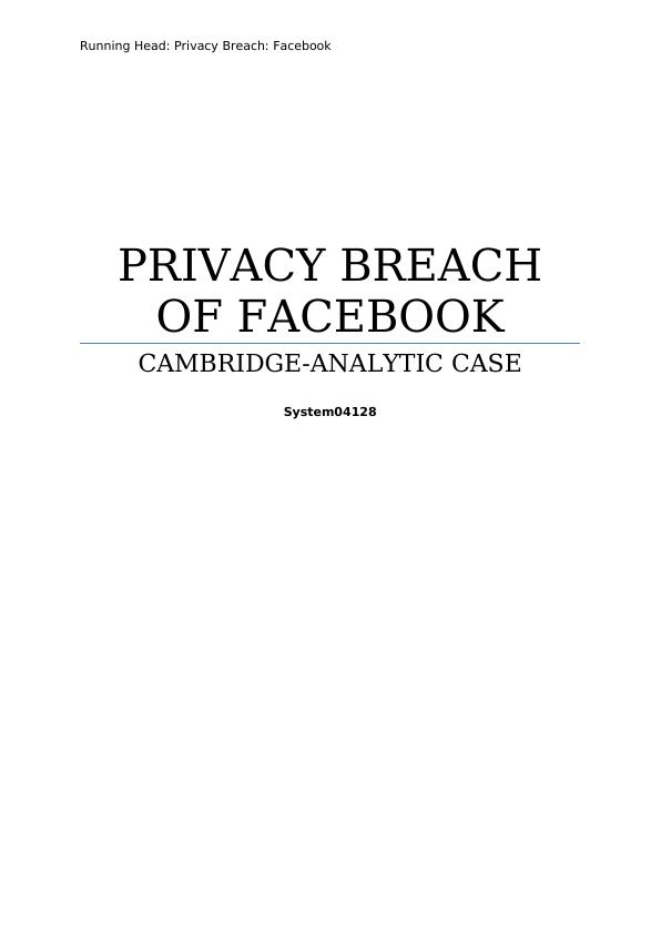 Privacy Breach: Facebook_1