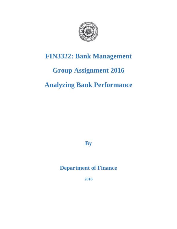 FIN3322 : Bank Management PDF_1
