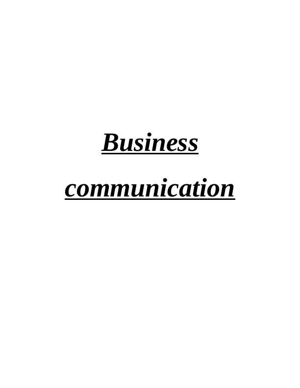 Importance of Communication in Business Environment