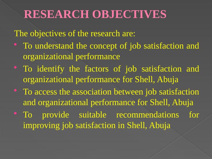 Impact of Job Satisfaction on Organizational Performance: A Case Study of Shell Abuja_6