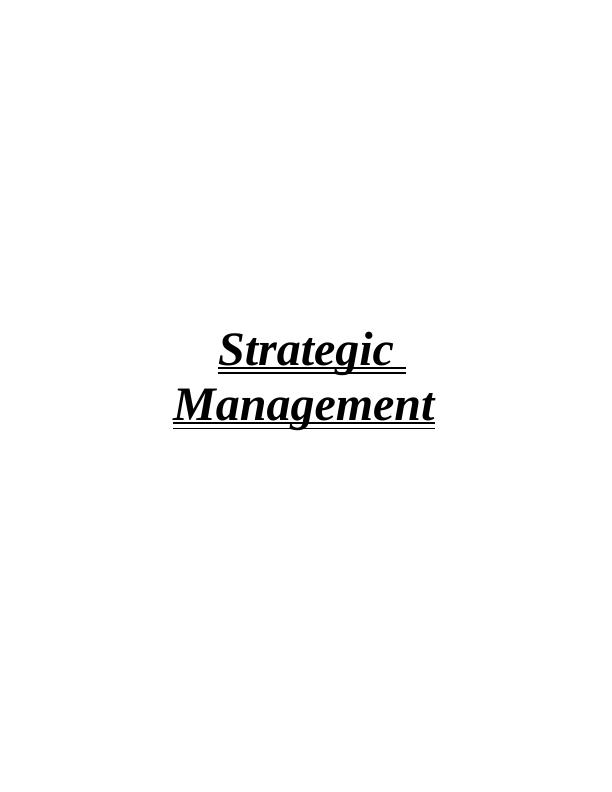 Strategic Management: Analysis of Microsoft Corporation_1