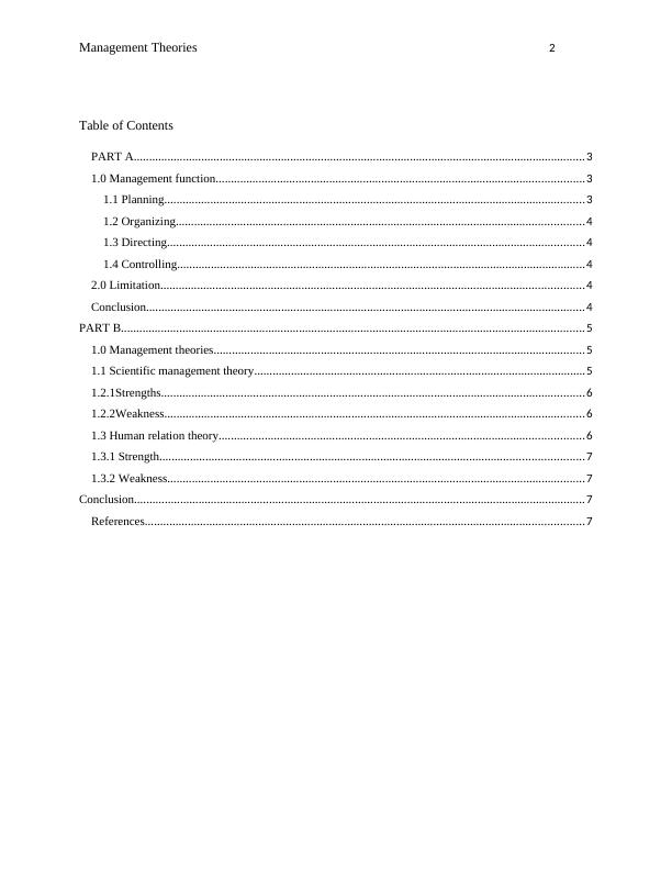 Report on Management Theories_2