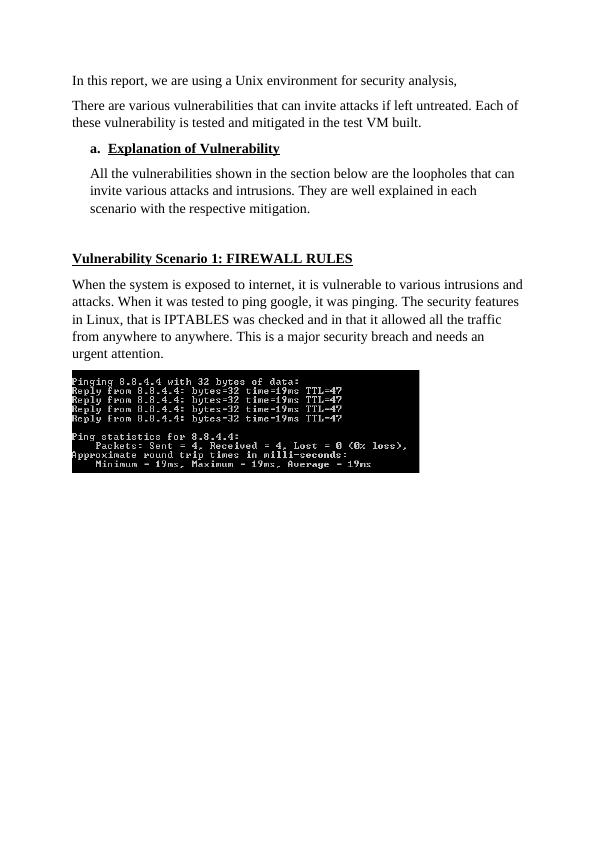 Report On Network Security - Unix Environment For Security Analysis_3