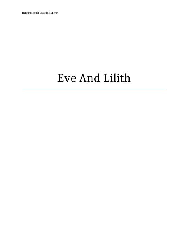 Evaluating the Morality of Lilith and Eve in Jewish Mythology_1