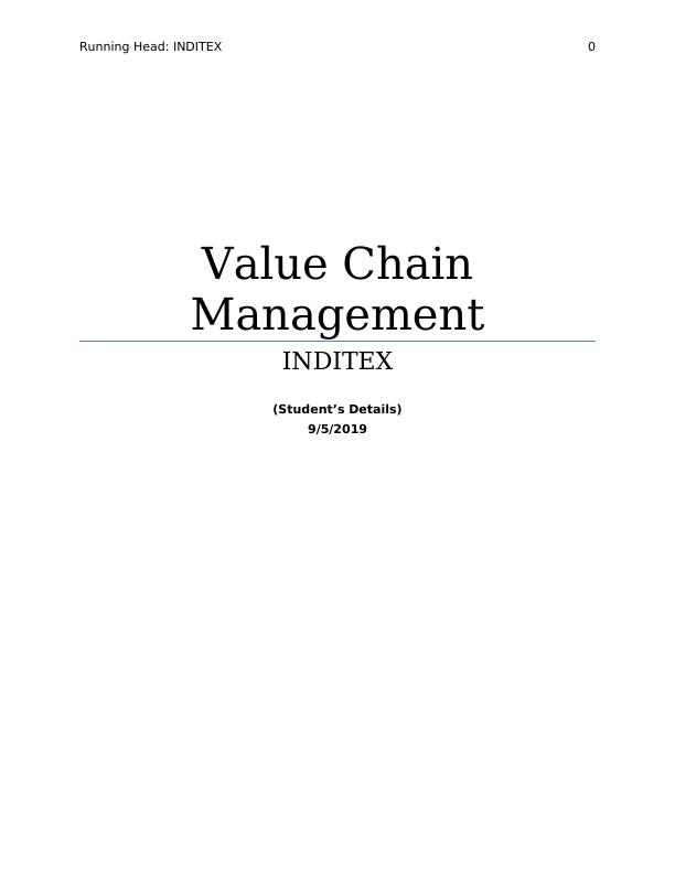 Value Chain Management of Inditex_1