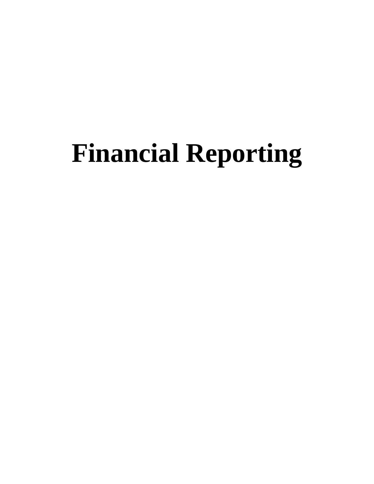 Financial Reporting INTRODUCTION_1