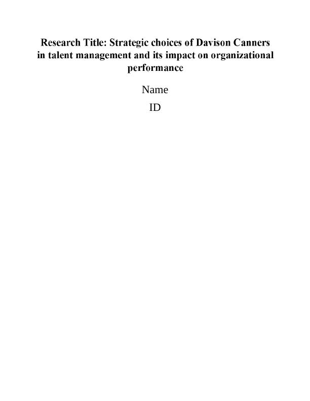 Talent Management: Executive Summary_1