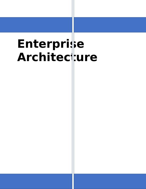 INFT 5020 -  Enterprise Architecture_1