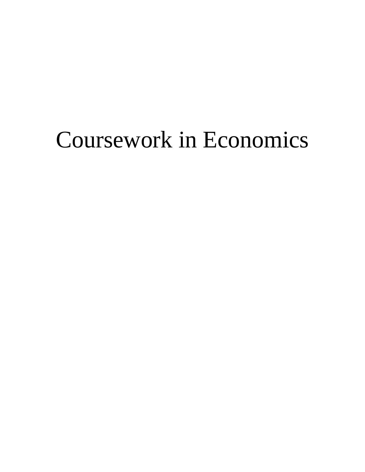 Coursework in Economics_1