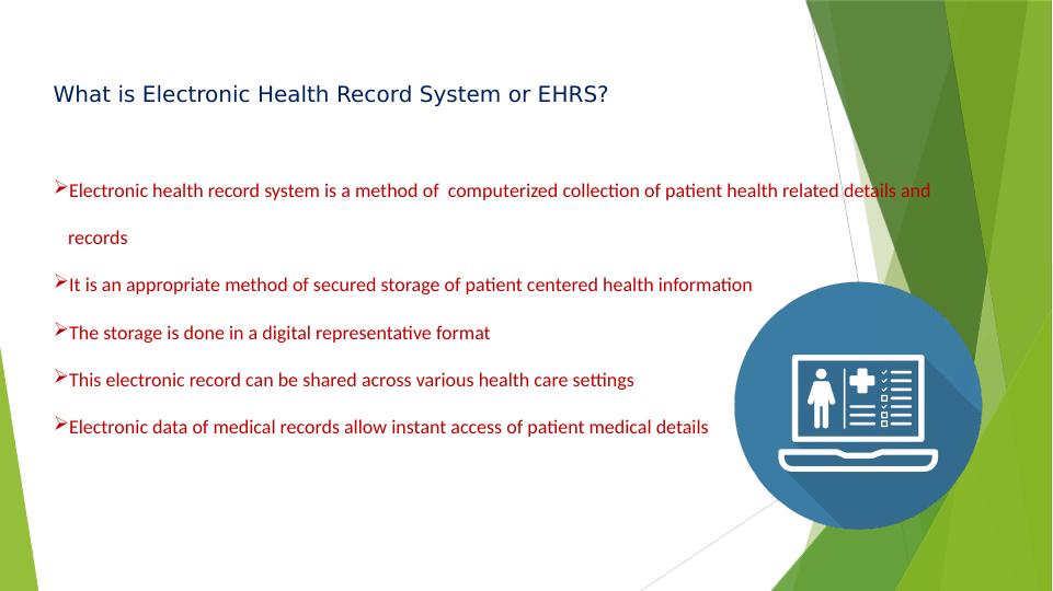 Electronic Health Record System: Features and Leadership_2