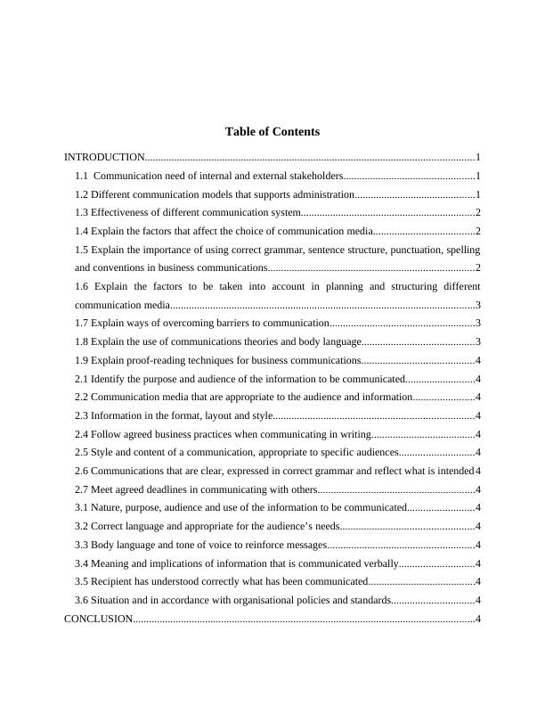 Communication in Business - Sample Assignment_2