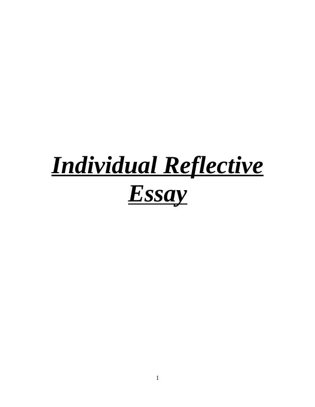 Reflective Essay Outline - Format, Tips_1