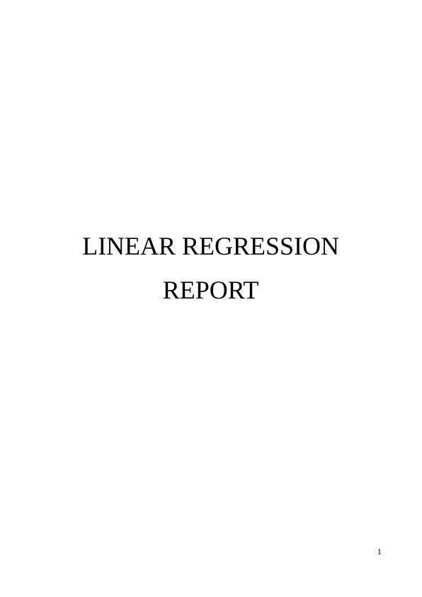 Analysis of GDP Using Linear Regression_1