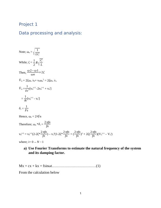 Data Processing Assignment_1