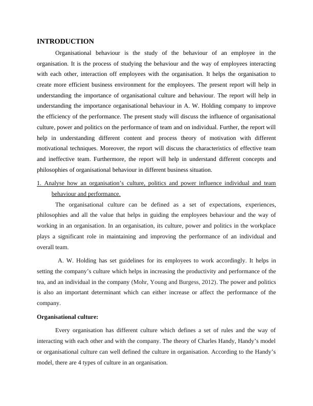 (PDF) Organisational Behaviour of A W Holding_3