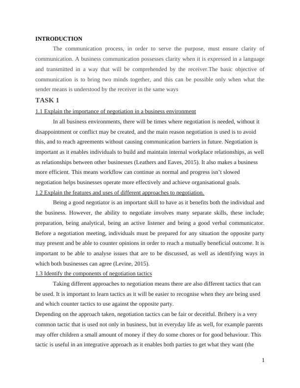 Principles of Business Communication Report Sample_3