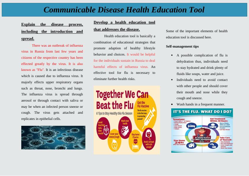 Communicable Disease Health Education Tool_1