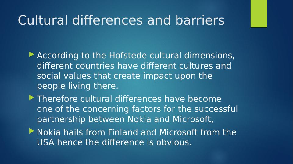 Cultural Differences Nokia and Microsoft PowerPoint Presentation 2022_5