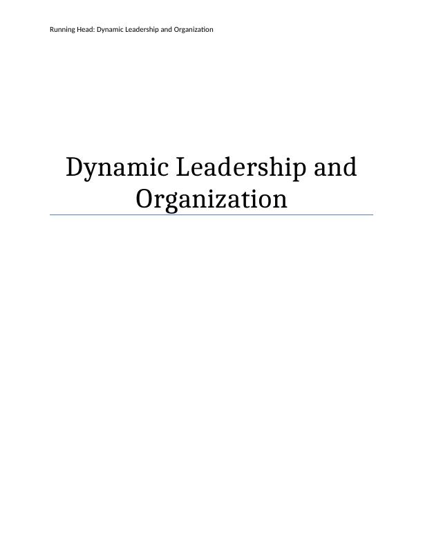 (PDF) The enactment of dynamic leadership_1