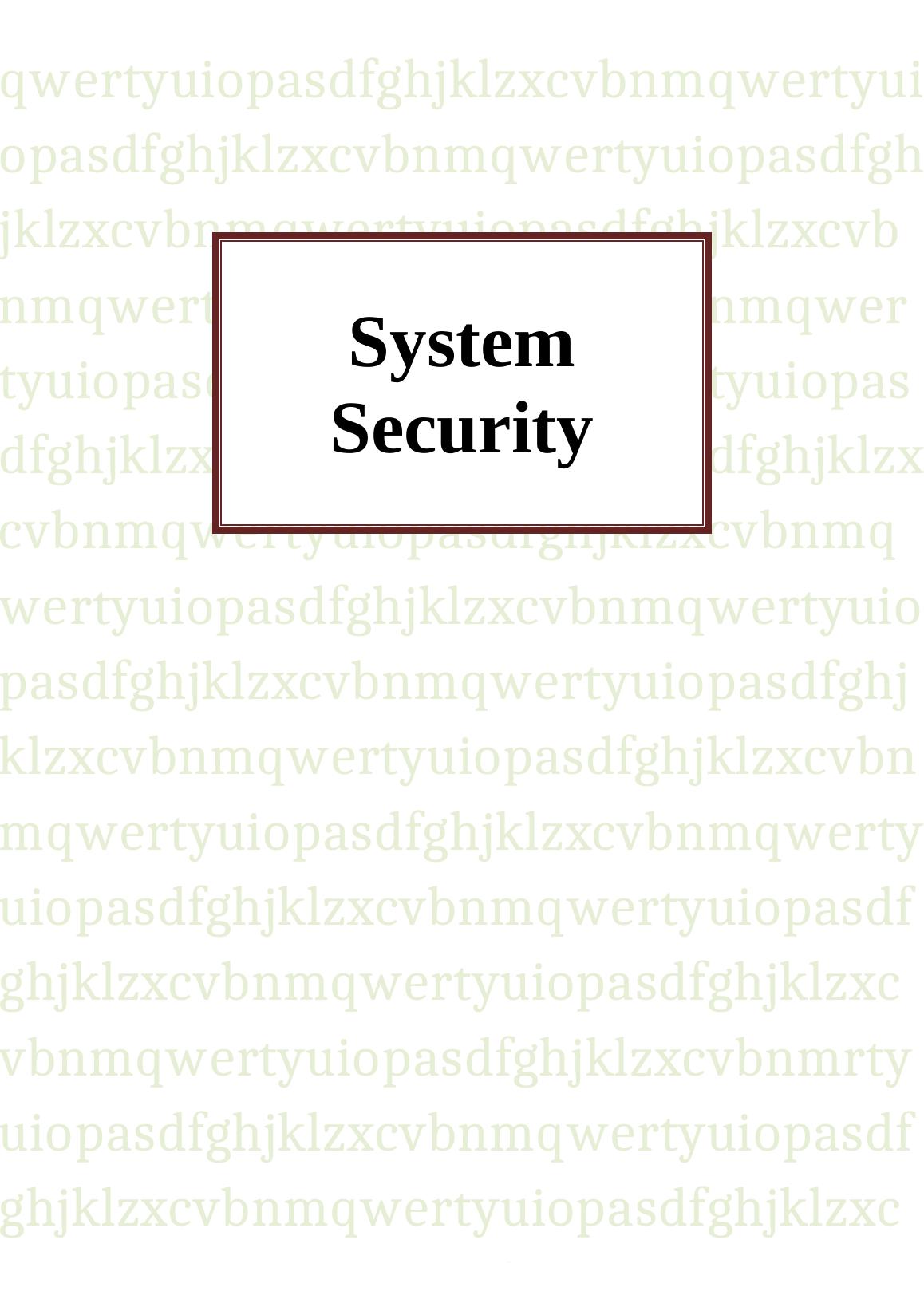 Assignmnet On System Security - ITC595_1
