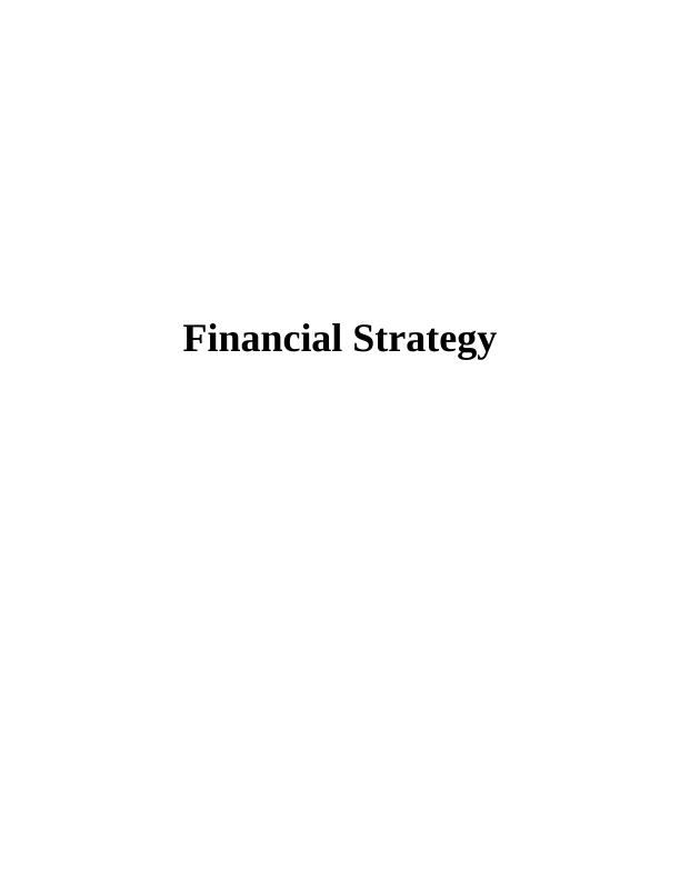 Report on Working Capital Strategy_1