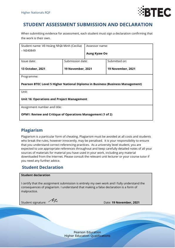 Business Management   Assignment  PDF_4