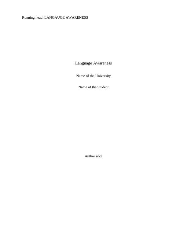 Language Awareness Assignment_1
