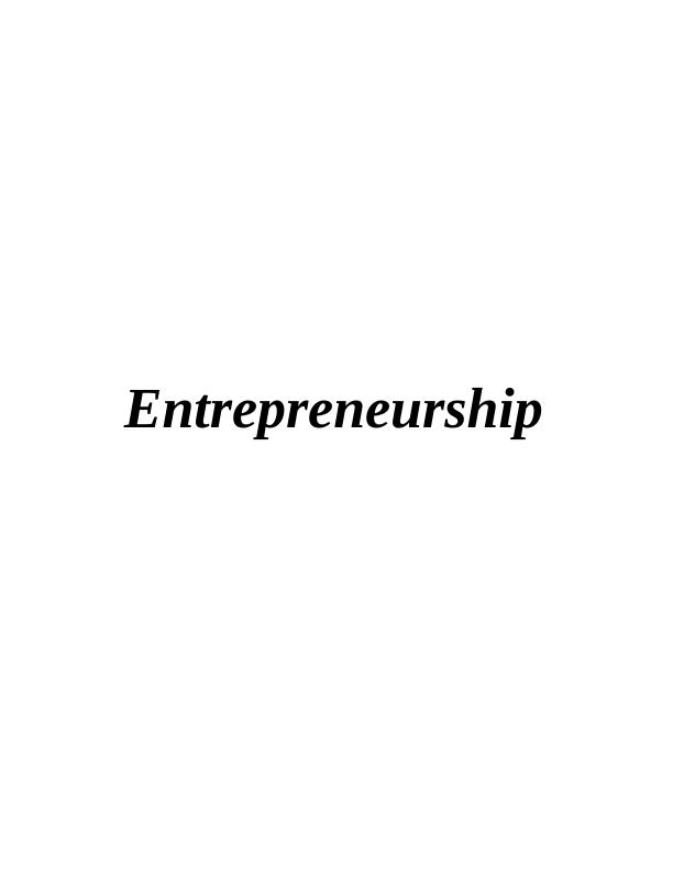 Research Project of Entrepreneurship - Assignment_1